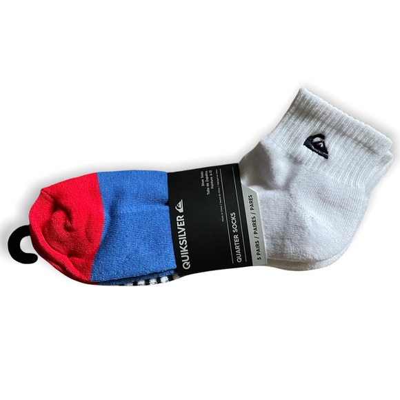 Quiksilver Underwear & Socks Nwt 5 Pairs Mens Quiksilver Quarter